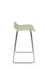 Baceno Fixed Height Curved Bar Stools Cream