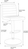 Florentino Bar Stool White