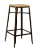 Turin Antique Natural Bar Stool