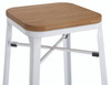 Turin White Bar Stool