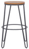 Onda Grey Chestnut Bar Stool