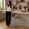 Carcaso Bar Stool Charcoal Grey