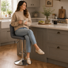 Aldo Bar Stool Charcoal Grey