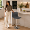 Aldo Bar Stool Charcoal Grey