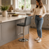 Allegro Charcoal Grey Bar Stool