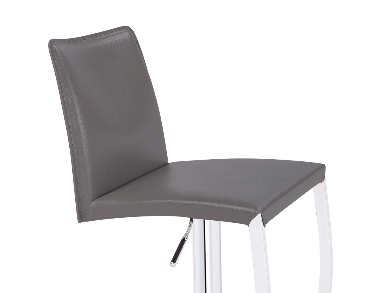 Eccellente Real Leather Bar Stool Charcoal