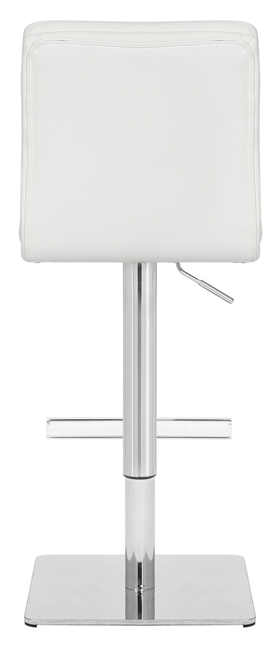 Deluxe Moderno Kitchen Stool White Bar Stool Simply Bar Stools