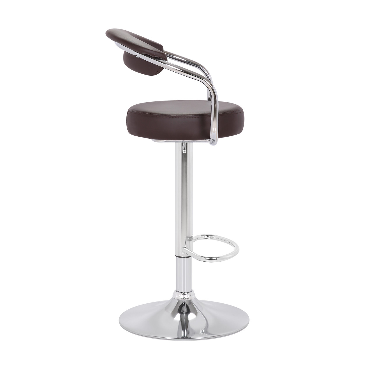Zenith Bar Stool Brown Kitchen Bar Stools Padded Seat