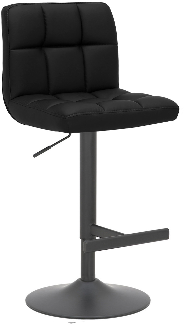 Allegro Matt Black Bar Stool Black Simply Bar Stools