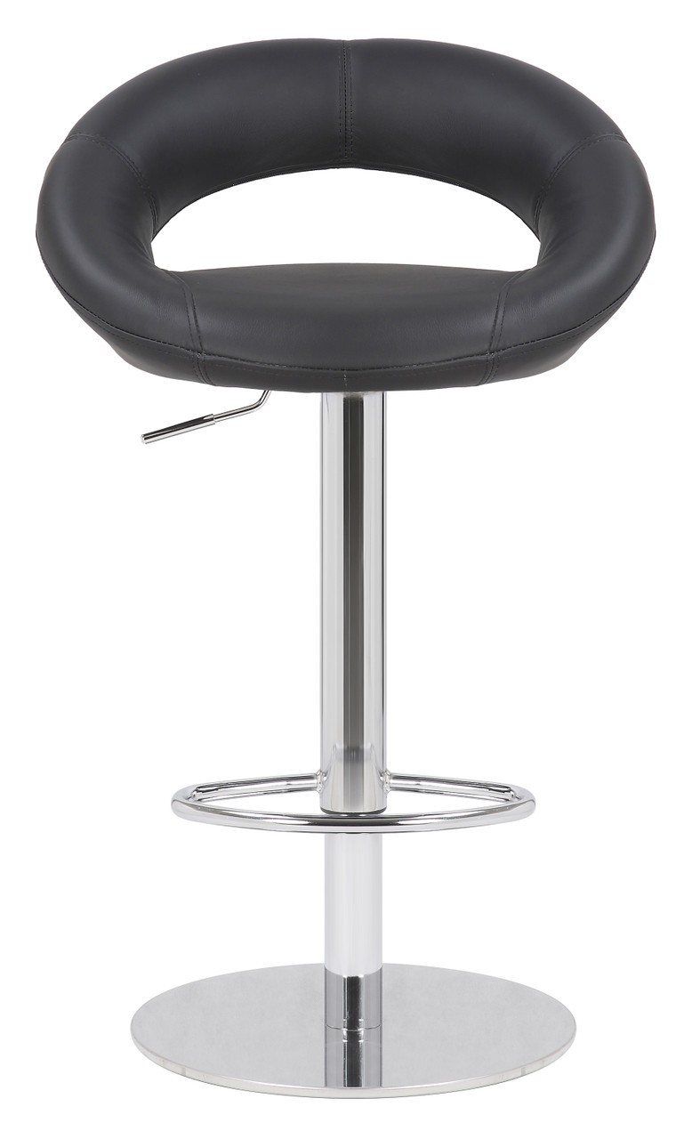 Deluxe Sorrento Leather Kitchen Bar Stool Black Kitchen Bar Stools