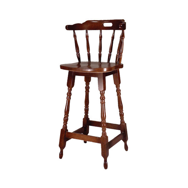The Captains Pub Bar Stool finished in a very stylish hard wood