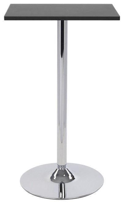 Como Poseur Table Square Black Wood