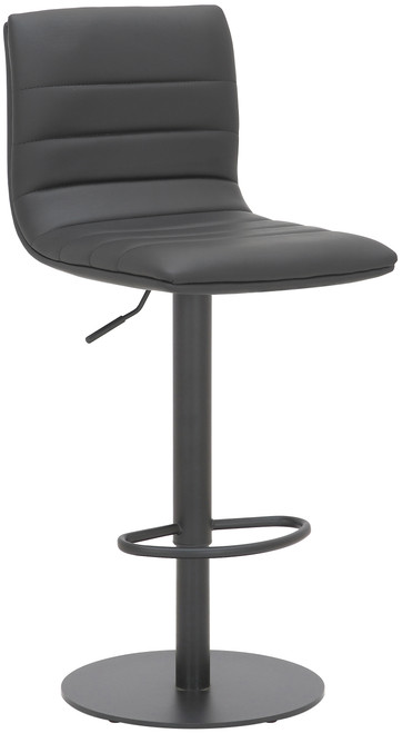 Deluxe Aldo Bar Stool Black with Black Frame Deluxe Aldo Bar Stool Black with Black Frame