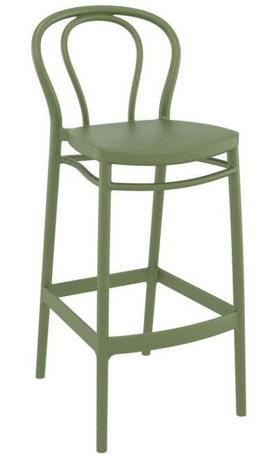 Victor Bar Stool 75 Olive Green