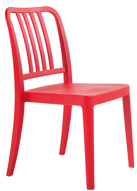 Rock Side Chair Red