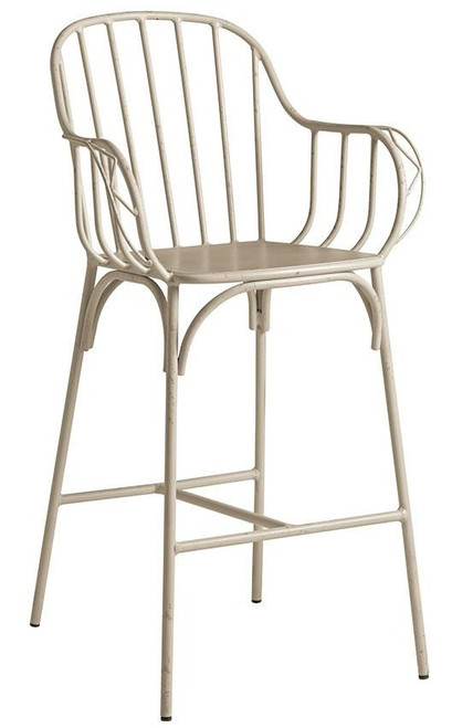 Denver Bar Stool Retro White