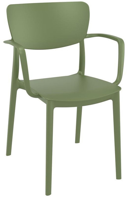 Lisa Arm Chair Olive Green