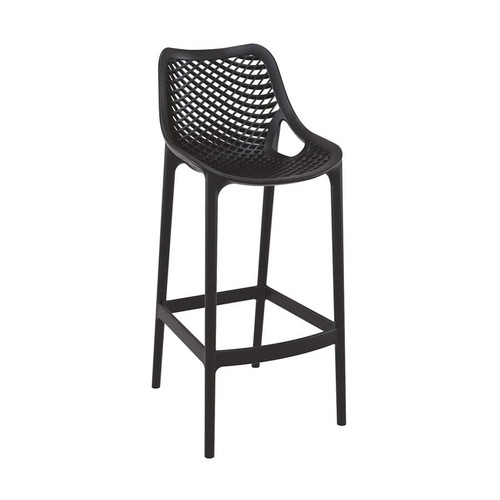 Air 75 Bar Stool Black Air 75 Bar Stool Black