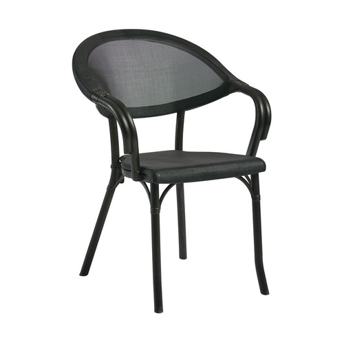 Selva Armchair Black Frame Black Seat And Back Selva Armchair Black Frame Black Seat And Back