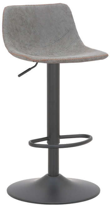Antico Bar Stool Grey with Black Frame Antico Bar Stool Grey with Black Frame