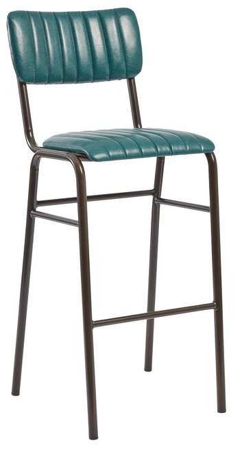 Tavo Stacking Bar Stool Vintage Teal