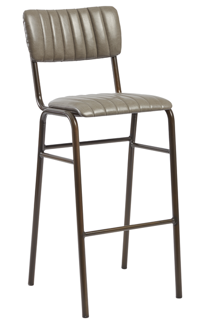 Tavo Stacking Bar Stool Vintage Dark Grey
