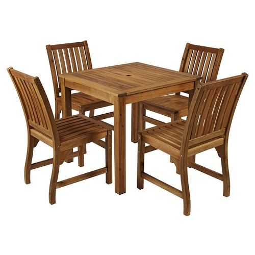 Hardy 4 Seater Outdoor Dining Set - Wood