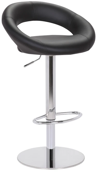 Deluxe Sorrento Kitchen Bar Stool Black