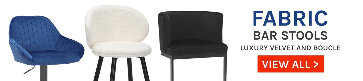 Velvet Fabric Bar Stools