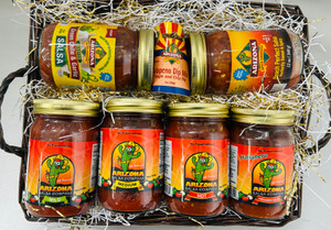 Arizona Sunset Salsa Quartet Gift Basket - Arizona Salsa and Spice
