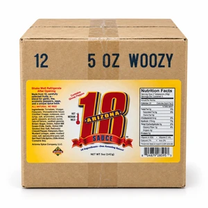 AZ 18 Ghost Pepper BBQ hot sauce.   12 5oz bottles 