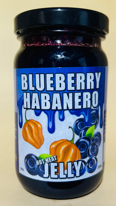 Blueberry Habanero Jelly 8 oz  (HOT)
