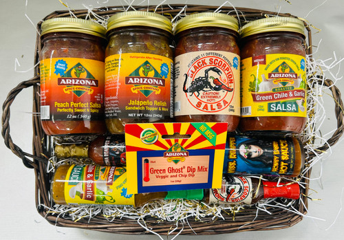 It is All about the flavor.  These are so good they're winning awards.  This basket includes all of our current award winners in one nice gift basket.  Makes a great gift.  Honey sweet to extreme heat.  All natural and sure to please!