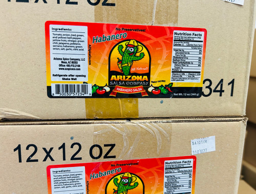 Habanero Salsa Cases