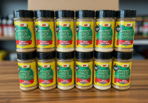 Twelve 2oz Containers of Hatch NM Green Chile