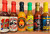 6 ct of our hot sauces medium to hot