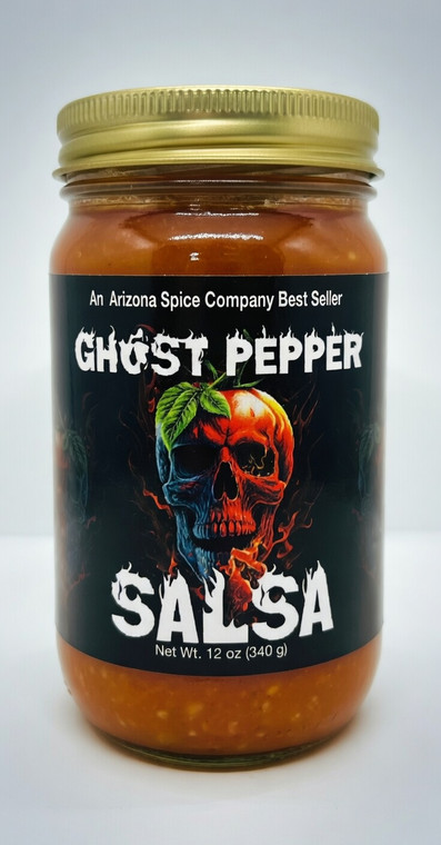 The kind of heat with flavor mixture that will keep you coming back for more.  You will taste the flavor of the 11 different kinds of peppers that make up this Ghost Pepper Smokey salsa.