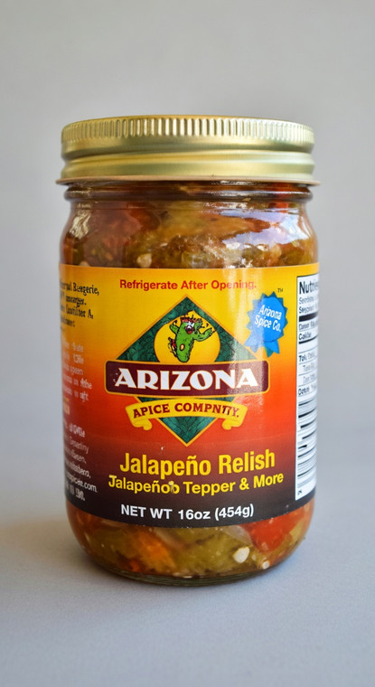 Award Winning Relish.  A nice balance of mild peppers, onions and jalapenos.  A great flavor for sandwiches, burgers, hot dogs, sausages, chicken, steak.. the list goes on.   All natural with no preservatives.