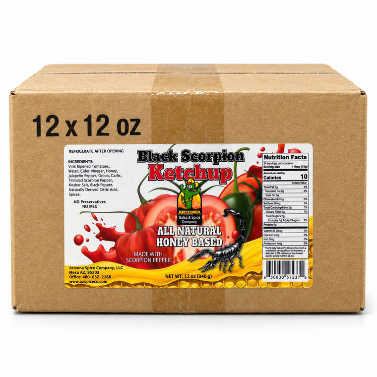 Our hottest ketchup  6ct or 12 ct!