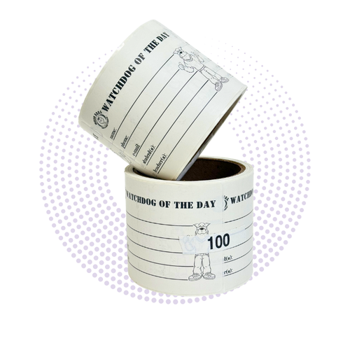 'Line up & Sign up' Stickers (100 per roll)