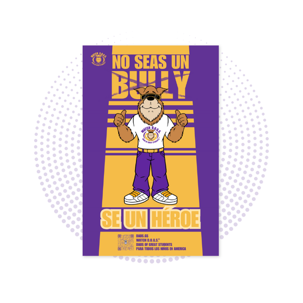 Don't Be a Bully Poster - Spanish