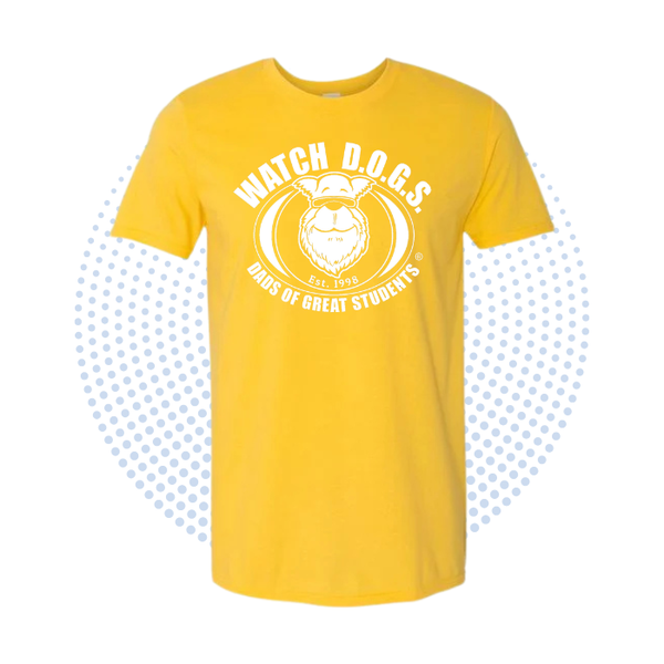 Limited! Uniform Single Color Soft Style T-Shirt-Yellow & White