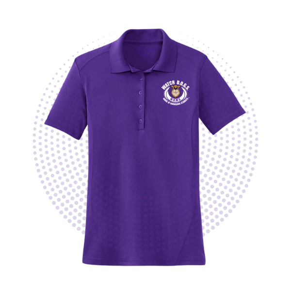 Official M.O.M.S. Dri-Fit Purple Polo