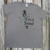 Mermaid Soul (with Mermaid)- Short Sleeve T-Shirt
