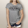 All I Care About Is Golfing - Short Sleeve T-Shirt