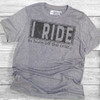 I Ride to Burn Off the Crazy - Short Sleeve T-Shirt (More Color Choices)