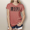 I Golf to Burn Off the Crazy - Short Sleeve T-Shirt (More Color Choices)