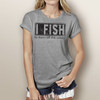 I Fish to Burn Off the Crazy - Short Sleeve T-Shirt (More Color Choices)