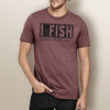I Fish to Burn Off the Crazy - Short Sleeve T-Shirt (More Color Choices)
