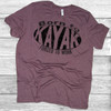 Born to Kayak, Forced to Work - Short Sleeve T-Shirt (More Color Choices)